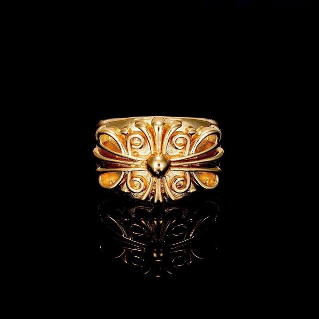 FLORAL RING GOLD