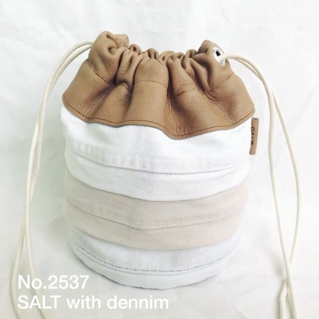 【限定】SALTY巾着 White No.2537