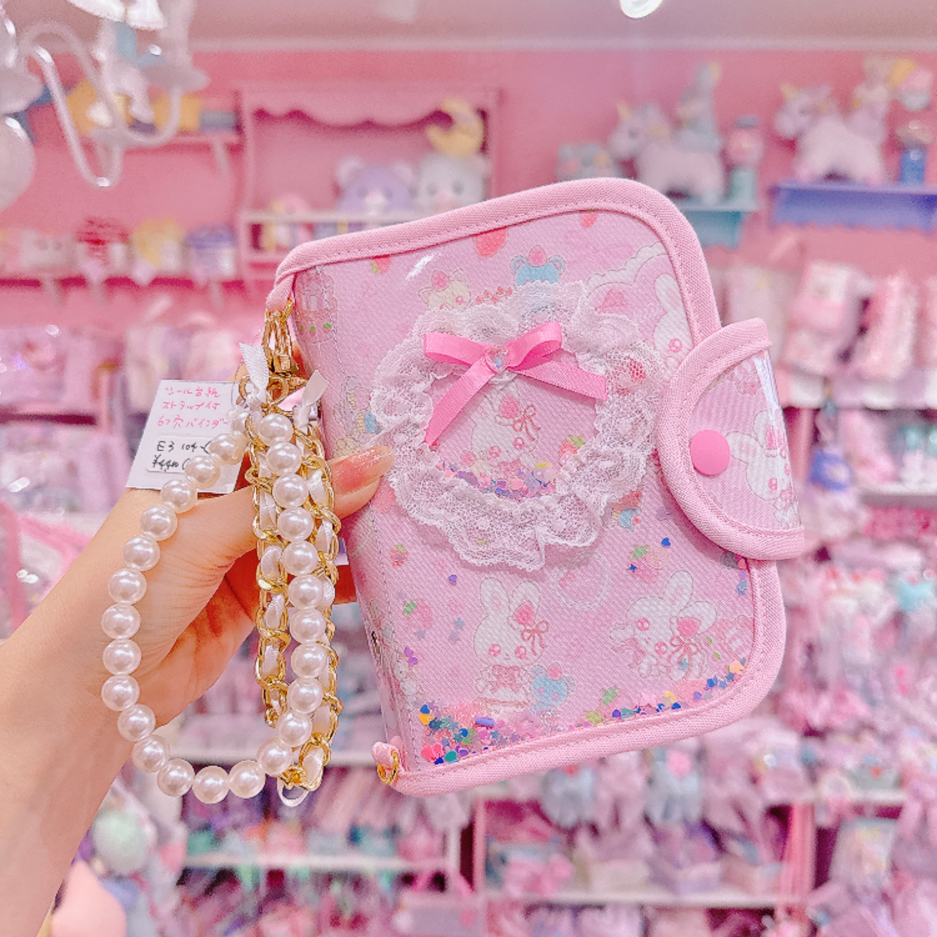 【E3】104-3ストラップ付き６穴バインダー（シール台紙付）