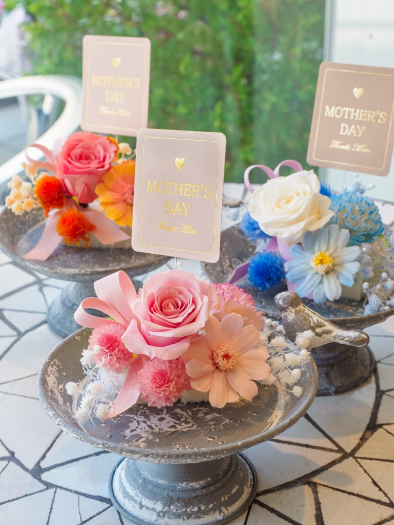 【ご予約受付中】SOSHの母の日アレンジメント(プリザーブド)