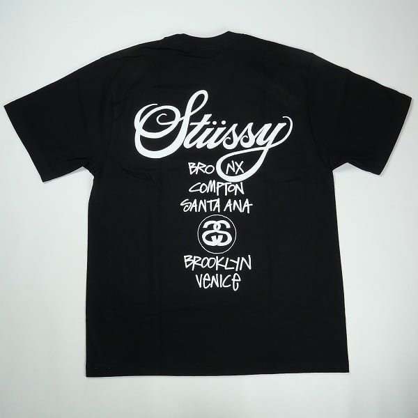 Size【S】 STUSSY ステューシー 26SS WORLD TOUR TEE BLACK Tシャツ 黒
