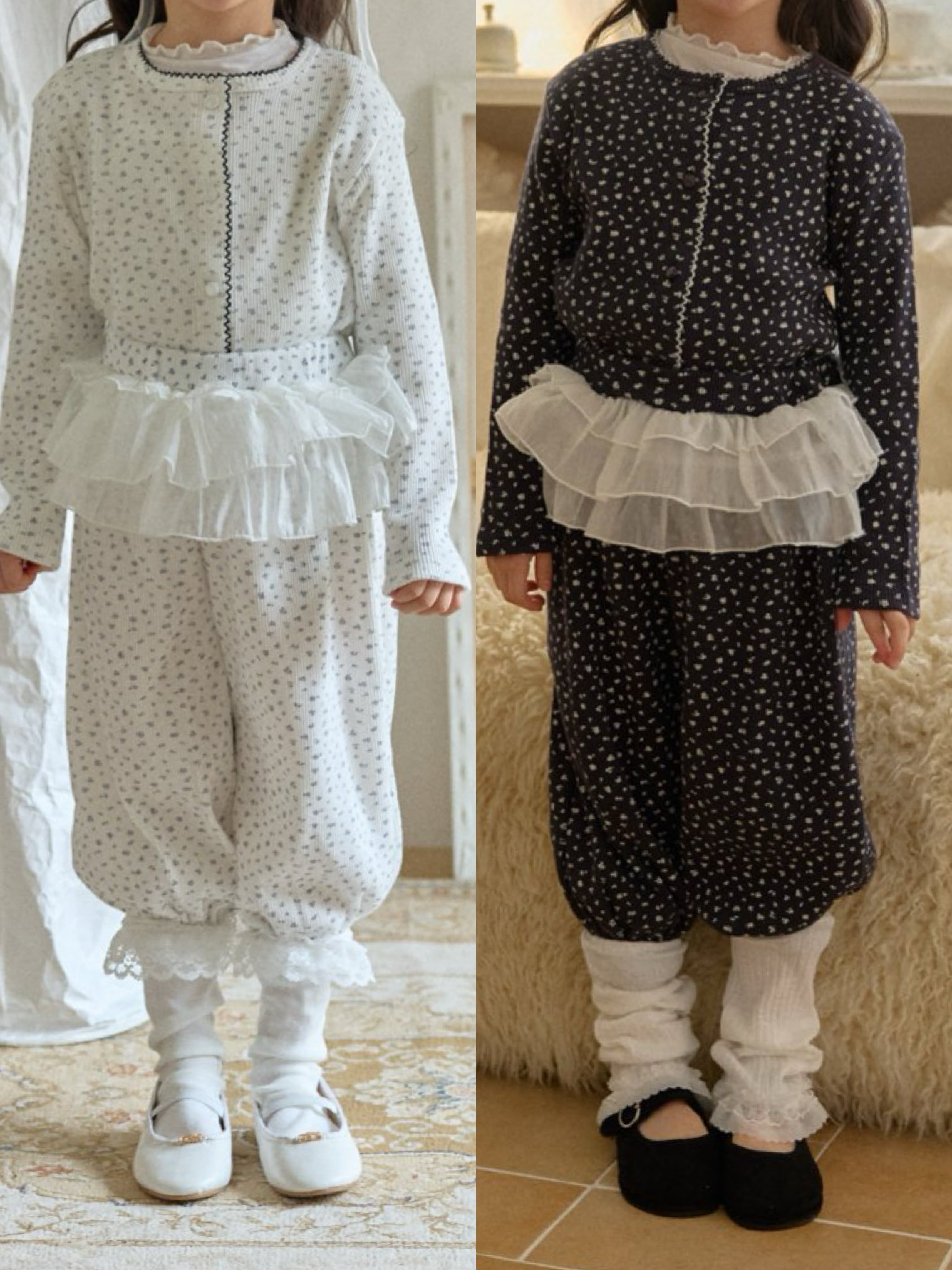 【1/26〆予約】<berryberry> Floral jogger pants