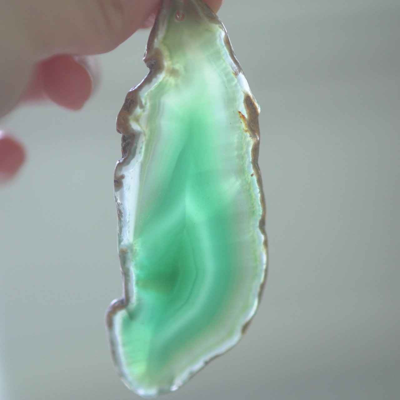 Clear Rainbow 22 - アゲートヒーリングチャイム / Agate Sun Catcher Wind Chime 822