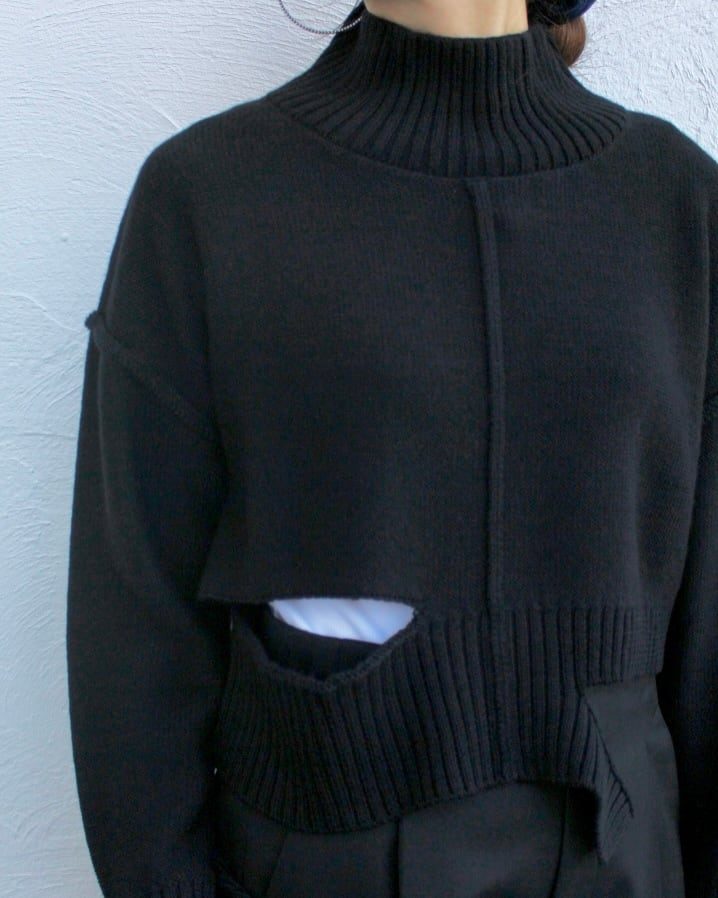 MM6MaisonMargiela/high-neck knit pullover