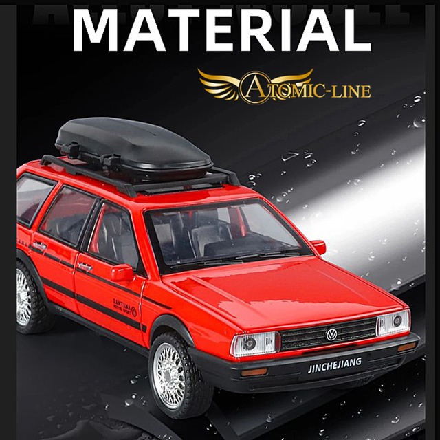 フォルクスワーゲン SANTANA サンタナ ワゴン 1/32 ミニカー 全3色 ライト点灯 合金モデル 模型 ジオラマ