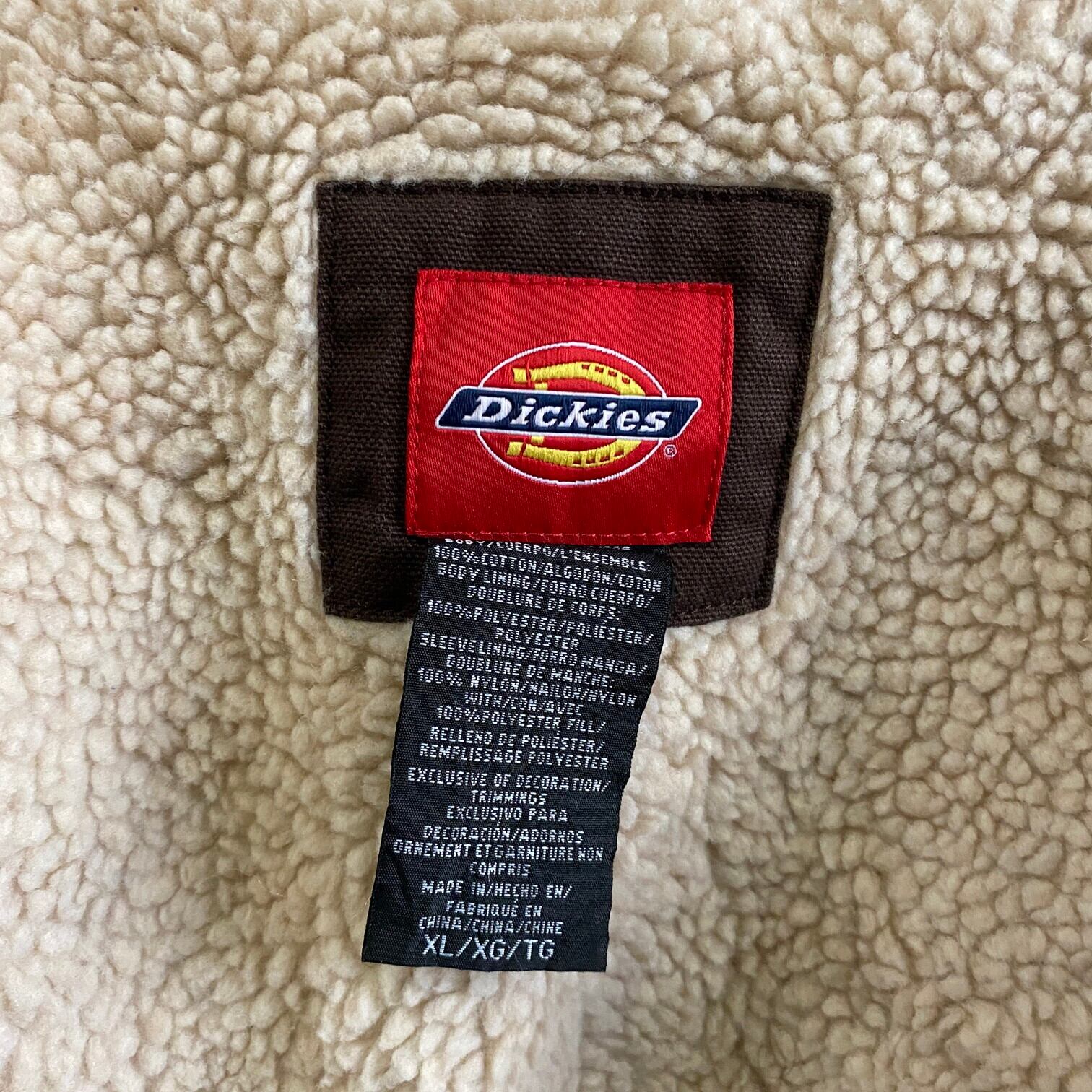 Dickies ディッキーズ ダック地 裏ボア ワークジャケット メンズXL