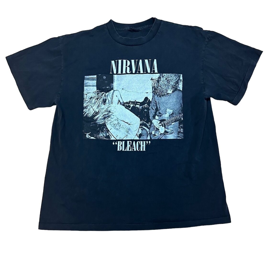 NIRVANA】ニルヴァーナ バンドtシャツ USA製 L 古着 ブラック黒（魅惑 