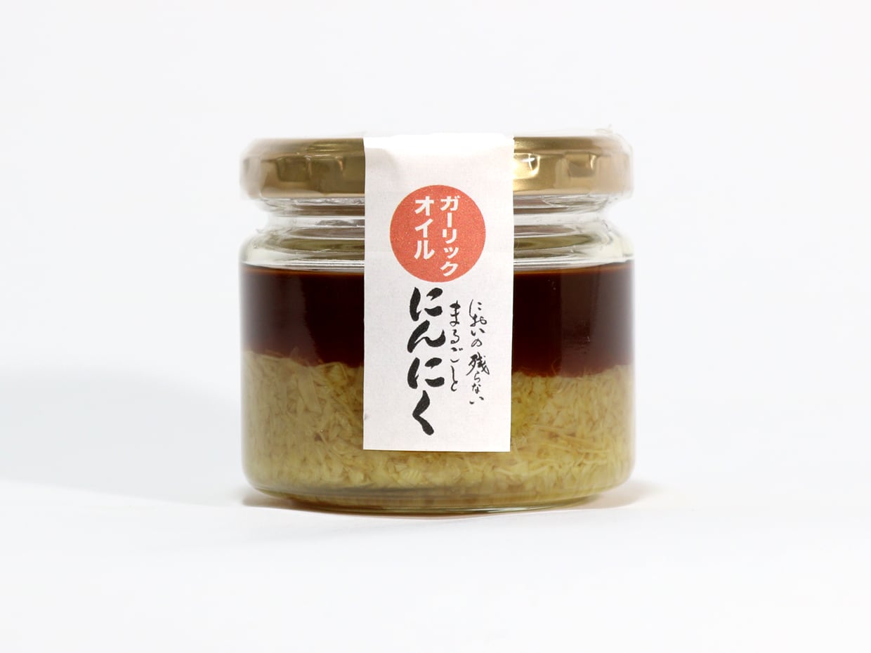 [新潟県産] 食べるにんにくオイル(ごま油) 90g