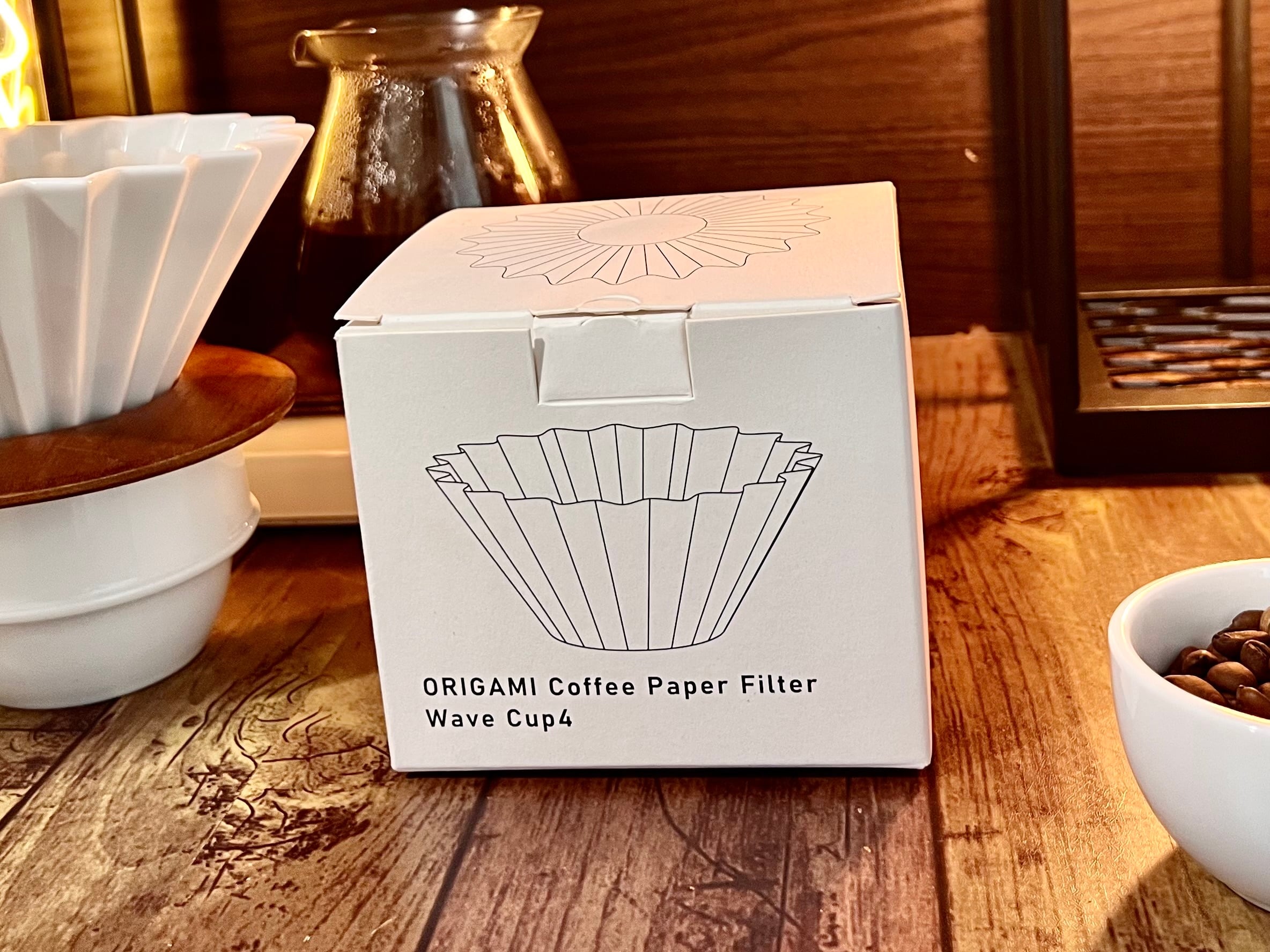 ORIGAMI コーヒーペーパーフィルター Wave CUP4 50枚入 | COFFEE LAB