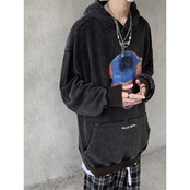 VINTAGE ストリート カラースカル パーカー T320