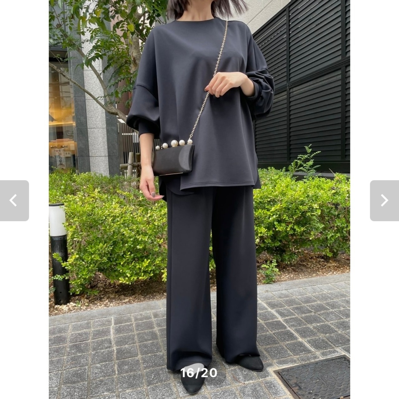 再入荷しました！cafune double knit relax pullover 35934 納期/即納 