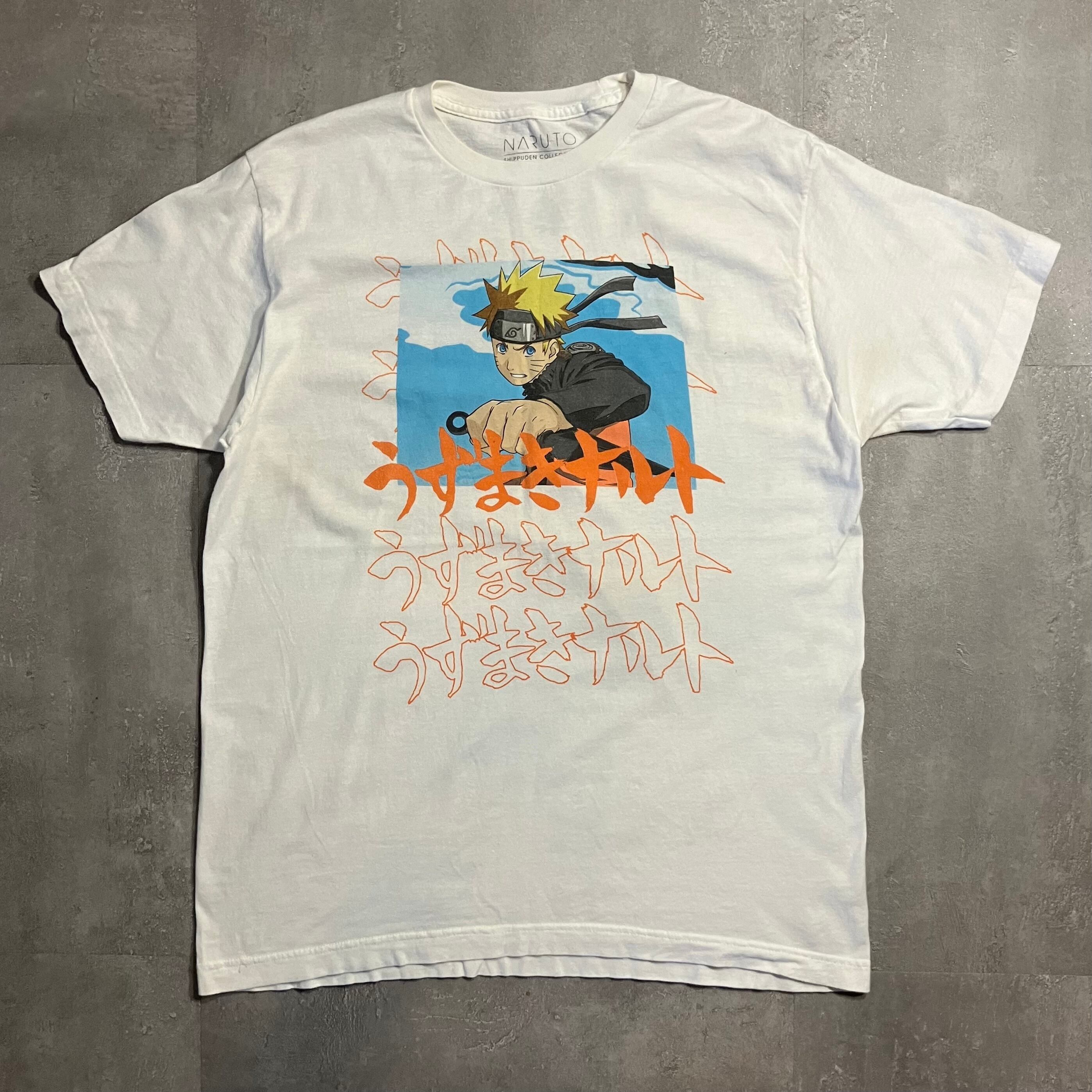 《L size》NARUTO ナルト うずまきナルト プリントTシャツ アニメTシャツ No.3643