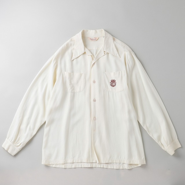 極美品】50s special Vintage rayon open collar shirt mint condition 