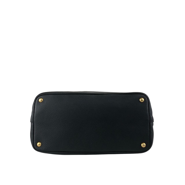 PRADA プラダ トートバッグ ブラック ロゴ レザー 2way vintage ヴィンテージ オールド 7kpf4k