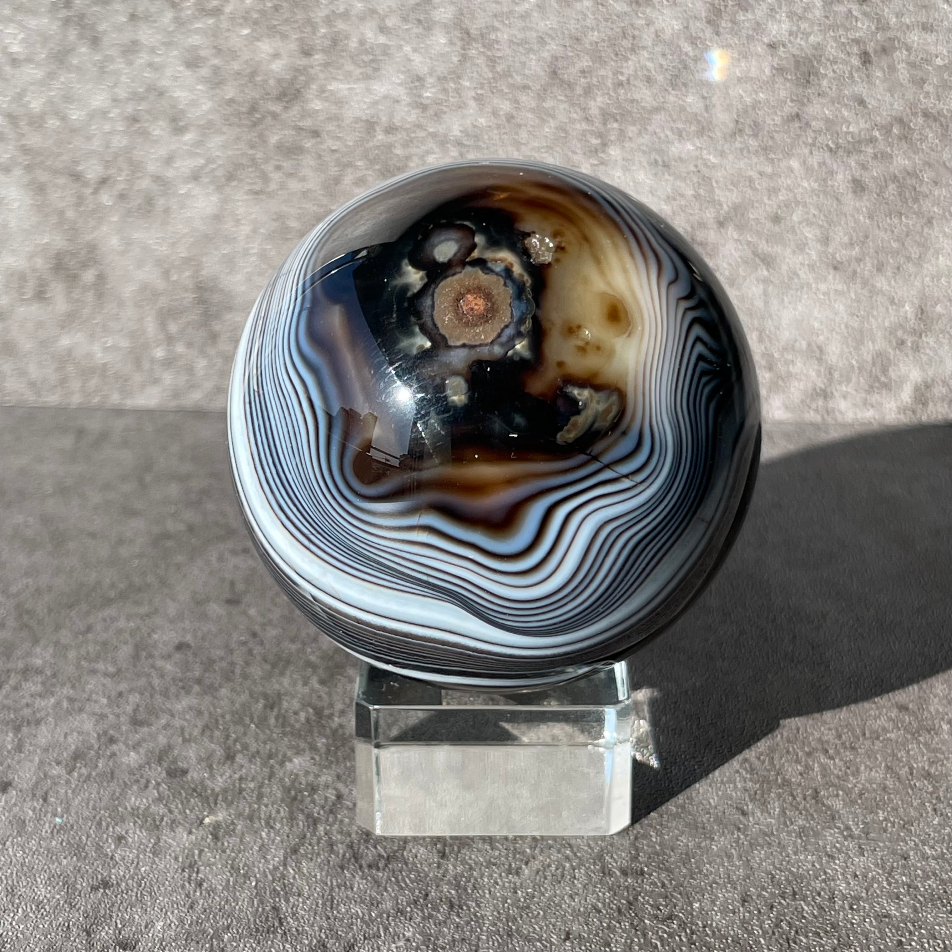 マダガスカル産♦︎Sardonyx サードニクス|Sphere スフィア|天然石