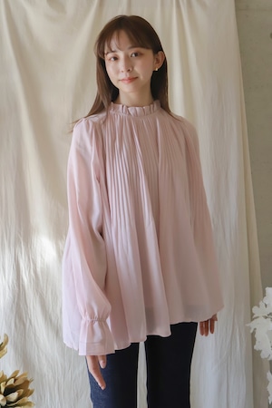 chiffon pleats blouse