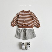 韓国子供服 / VIVID-I / 26Autumn / マルチストライプMTM / キッズ服 / ジュニア服 / 秋服 *XS~JM*