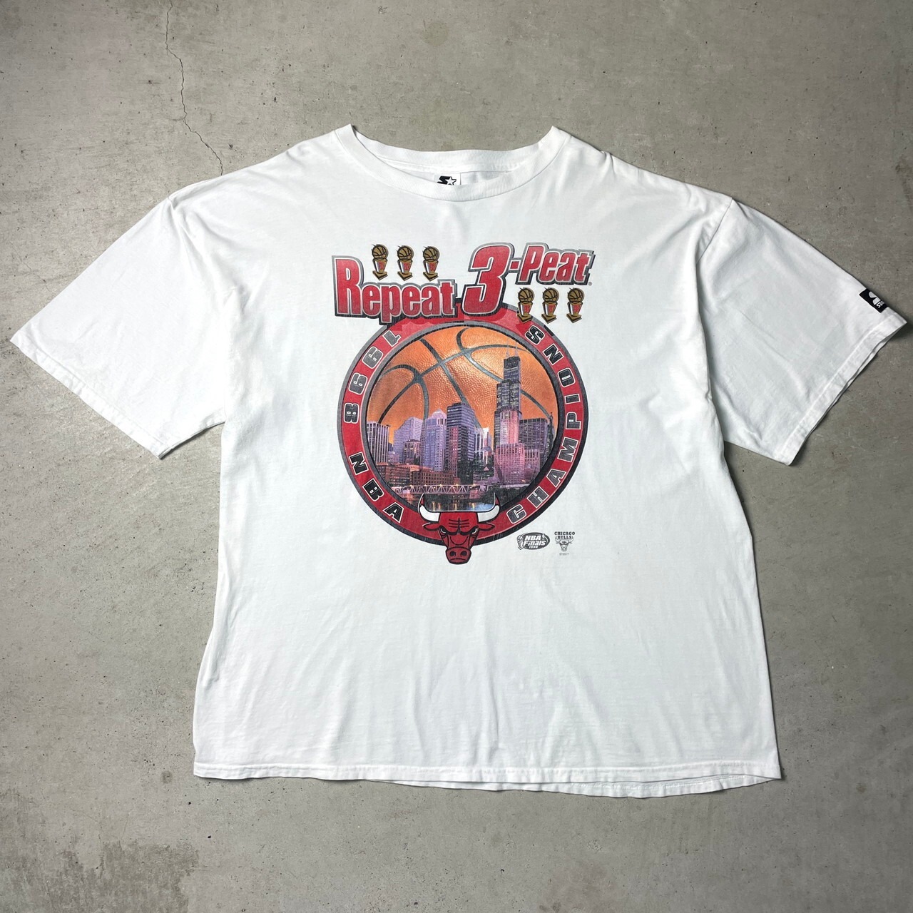 ビッグサイズ 90年代 NBA CHAMPIONS 1998 REPEAT 3-PEAT シカゴブルズ 
