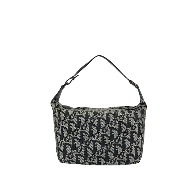 Christian Dior クリスチャン ディオール トロッター ハンドバッグ ブラック ジャガード バニティバッグ ミニバッグ vintage ヴィンテージ オールド zxykbr