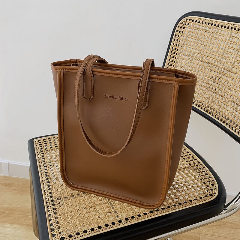 オータムスタンダードショルダーバッグ レトロ 秋物 トートバッグ 手作りハンドバック99591334265