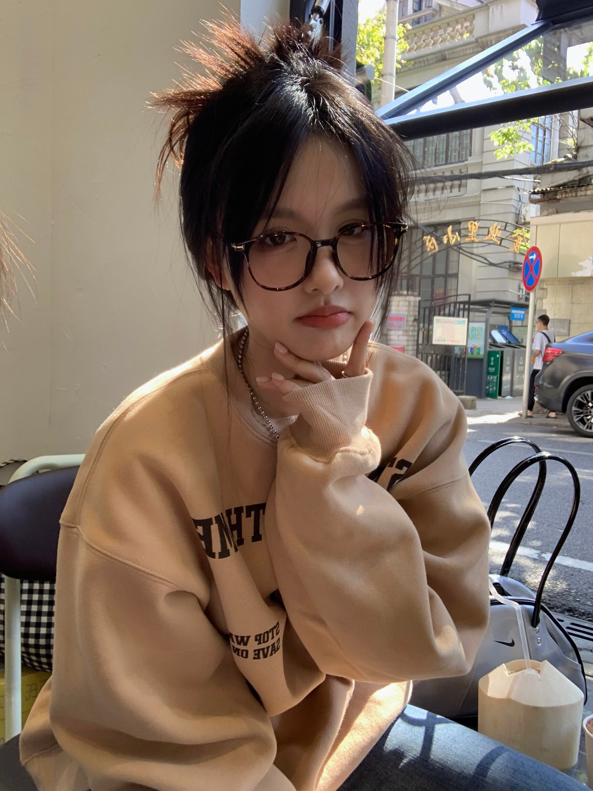 ベルベットラウンドネックオータムウィンタースタイルトップス コットン 秋物 冬物 Oネック モンロー21111283767