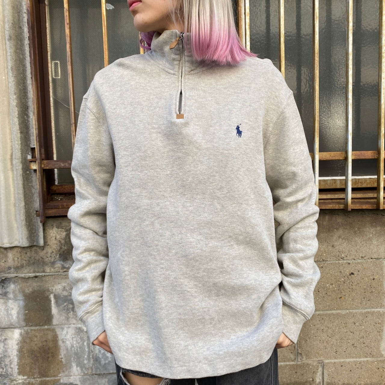 Polo Ralph Lauren ポロラルフローレン ハーフジップ コットンニット 