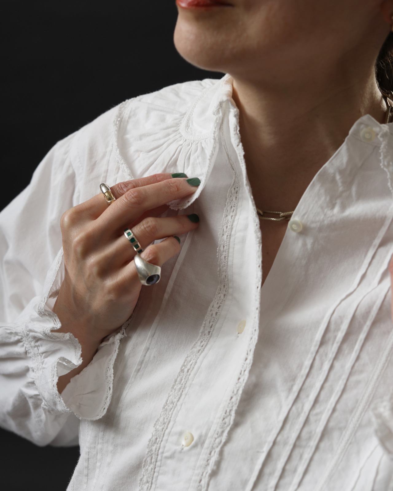 1900-1930's Antique / Lace Blouse - 26