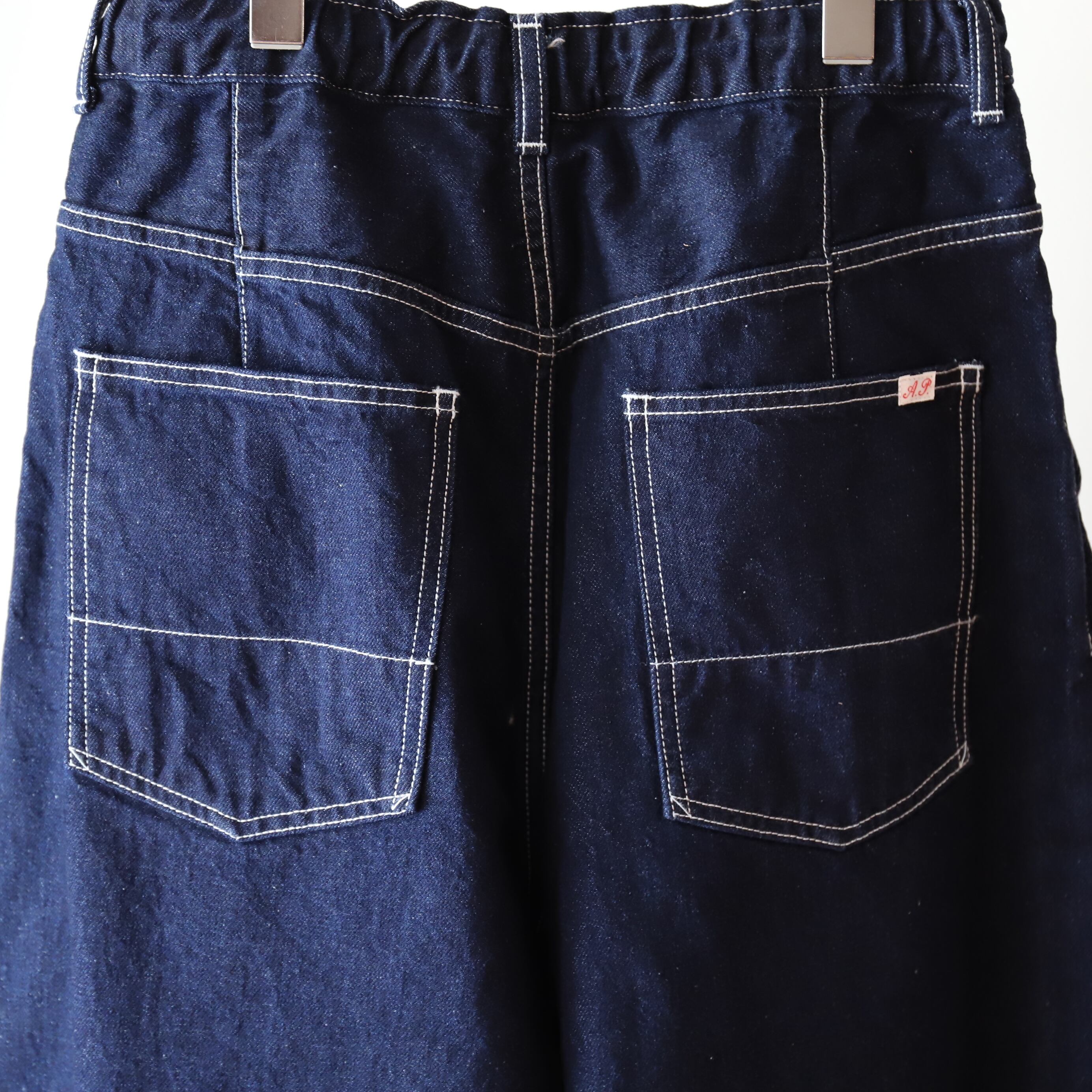 ARTE PORVERA / 12OZデニム 2タックワイドカットオフパンツ