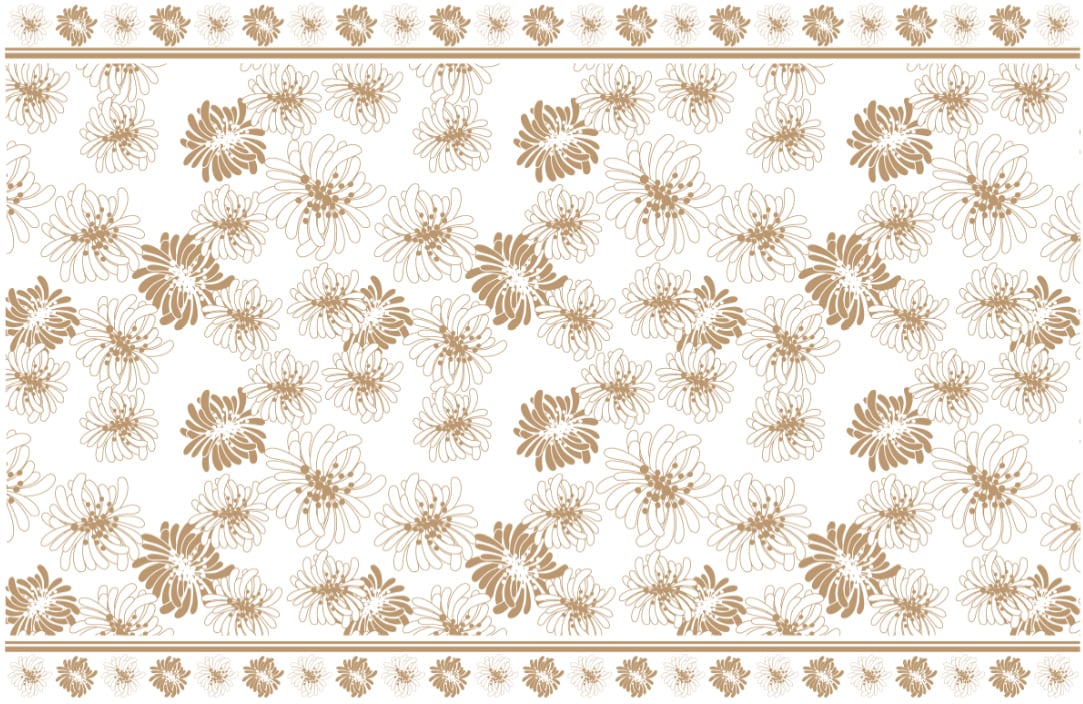 アナスタシア転写紙 メタリックゴールド A3サイズ（ポーセリンアート