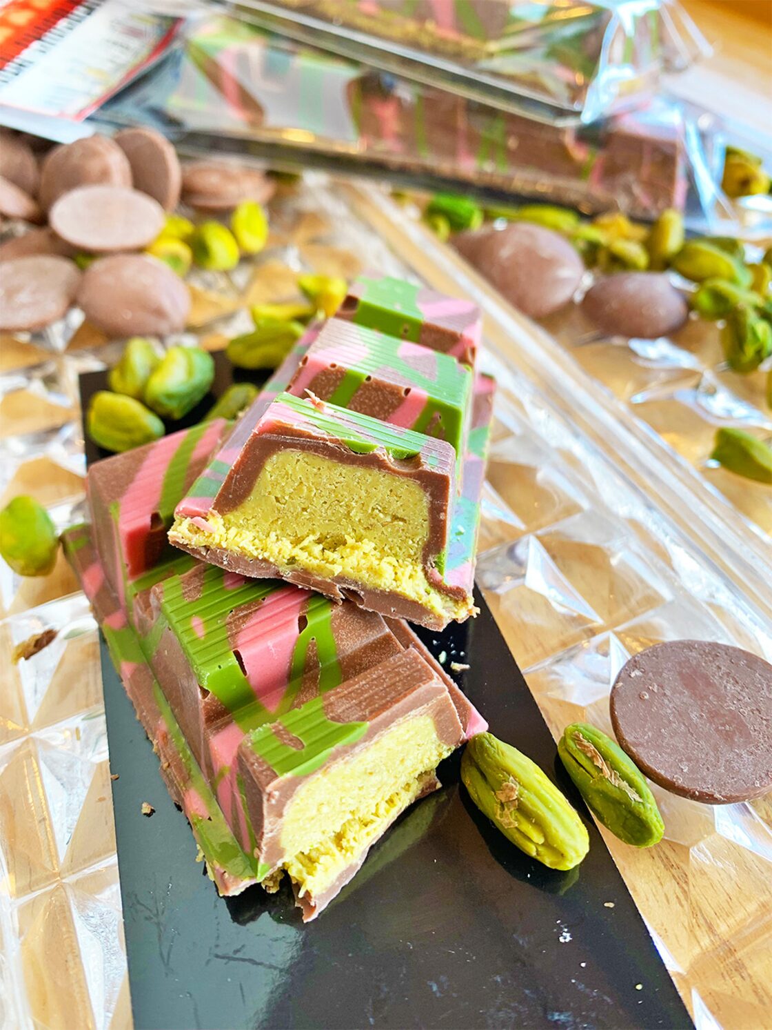 ひのでやオリジナル　ドバイチョコ小　5本セット