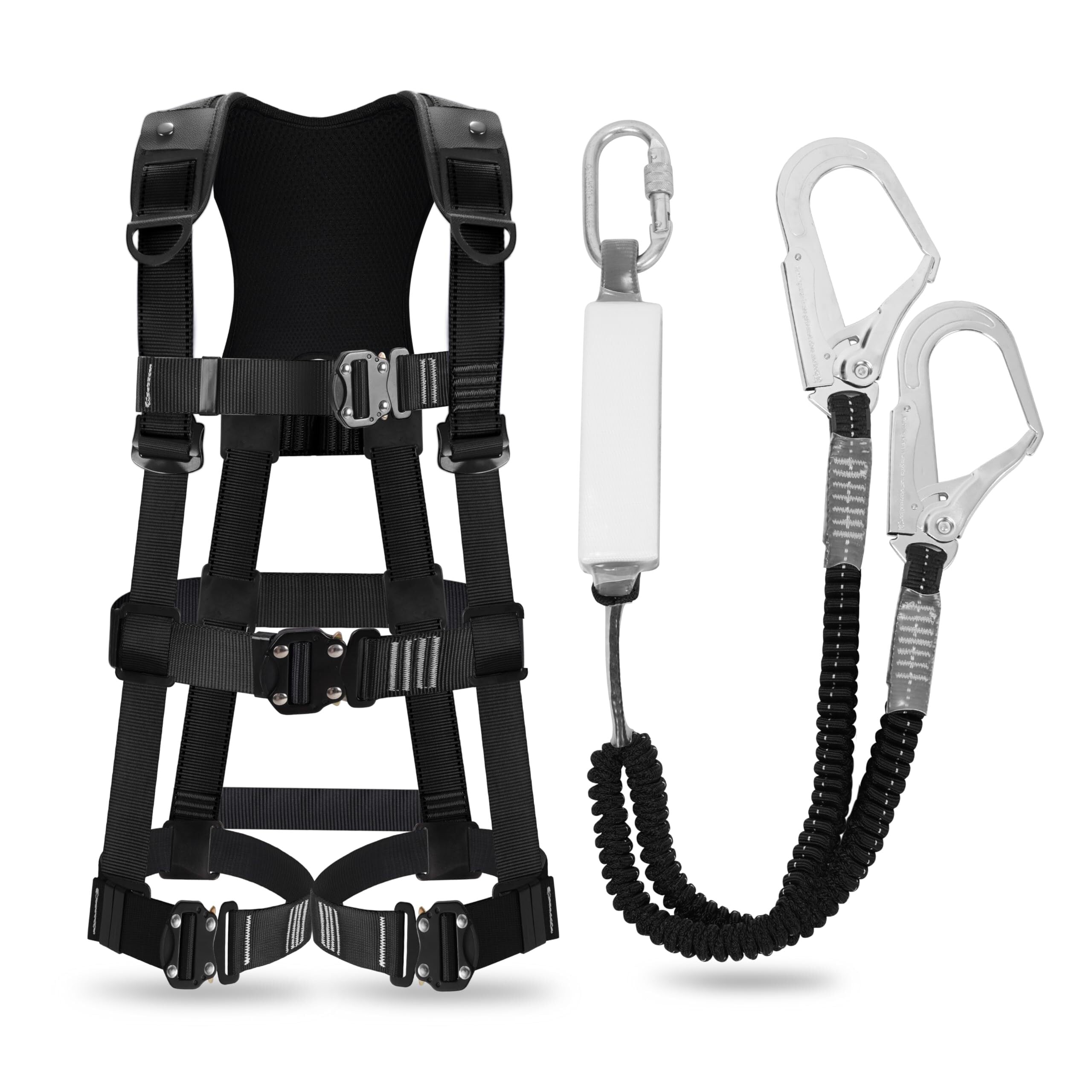 3M プロテクタ フルハーネス 伸縮式ランヤードセット 3M プロテクタ フルハーネス， 伸縮式ランヤード 軽量セット 3M