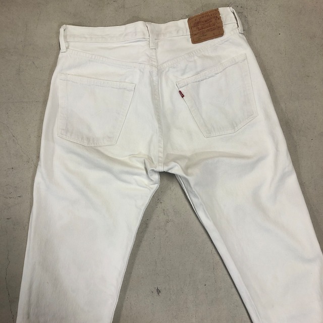 1990'S LEVI'S 501 WHITE "MADE IN UK" "ボタン裏311"