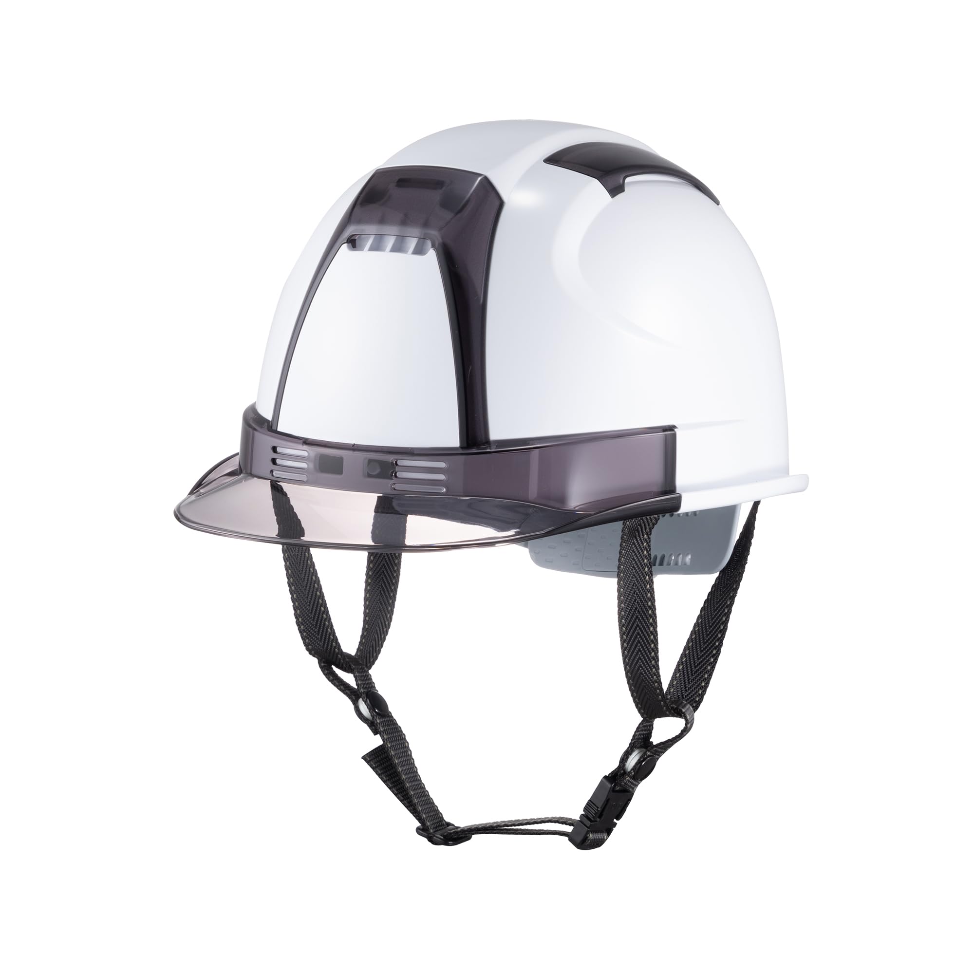 【努力特価】トーヨーセフティー(TOYO SAFETY) ヘルメット ヴェンティー 白/スモーク No.390F-OTSS 高機能ヘルメット