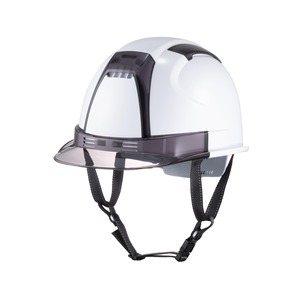【努力特価】トーヨーセフティー(TOYO SAFETY) ヘルメット ヴェンティー 白/スモーク No.390F-OTSS 高機能ヘルメット