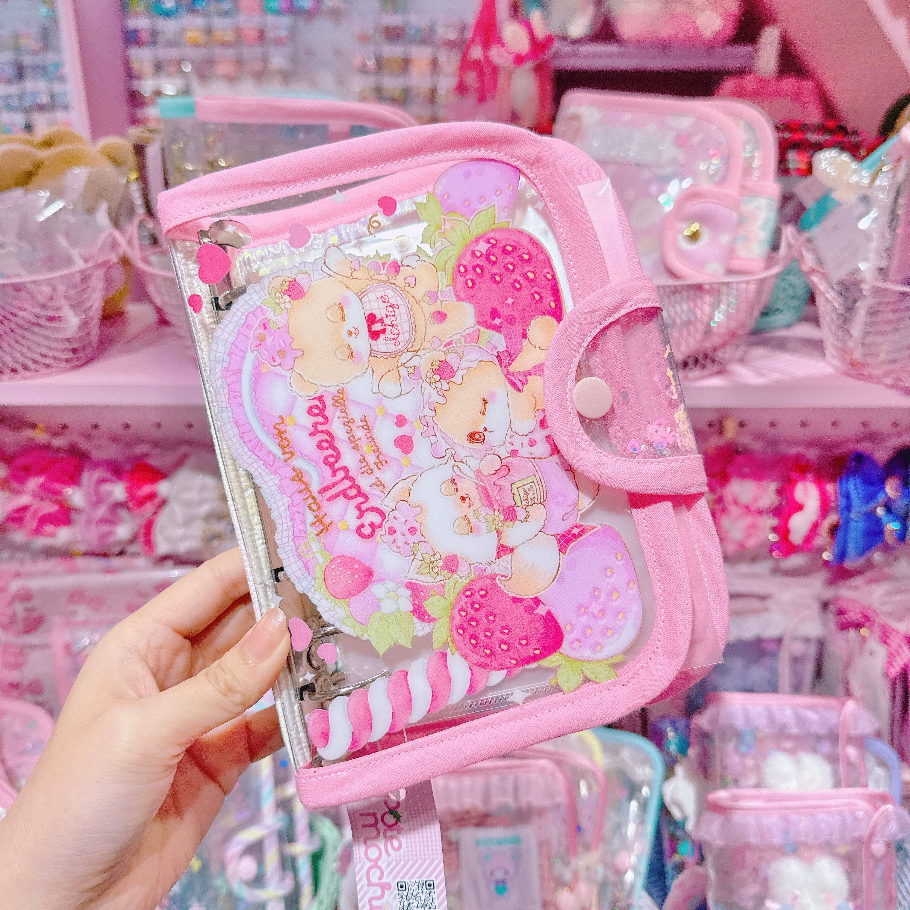 【M6】53-8シール帳(A6)6穴リング