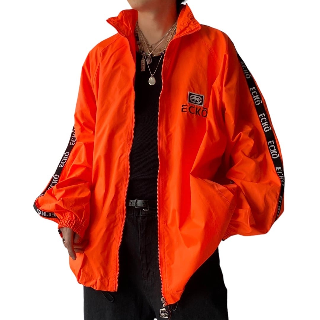 ♾ECKO UNLTD.♾ side tape logo design over sized zip jacket ♾ECKO UNLTD.♾ side tape logo design over sized zip jacket