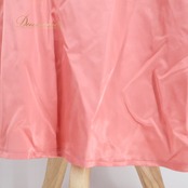 フラダンス 衣装 CC Fashions CCファッション ワンピース ドレス ピンク系 ハワイ製 ワンカラー 無地 光沢 フリル 上品 きれい 高級感 かわいい 華やか 鮮やか 明るい ハワイアン アロハ フラ ダンス レッスン 練習 フラワンピース