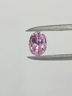 パパラチャサファイア　0.785Ct DGL鑑別付き