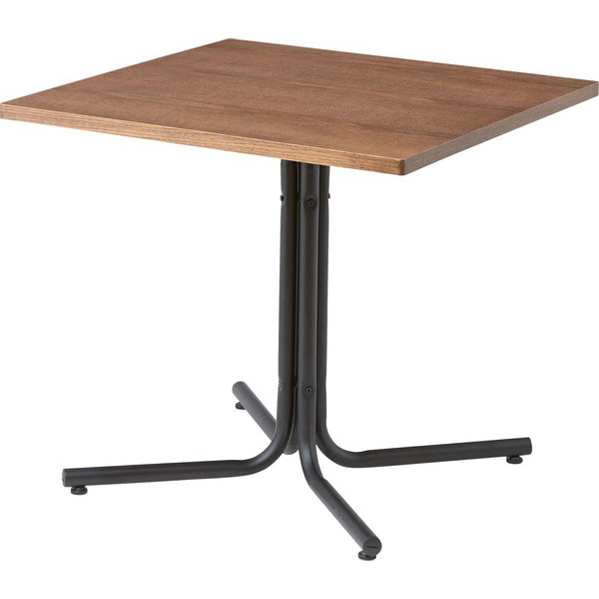 カフェテーブル END-223TNA END-223TBR ブラウン ナチュラル 茶 木製 正方形 コーヒーテーブル センターテーブル 机 カフェ ショップ 店舗 リビング テーブル シンプル