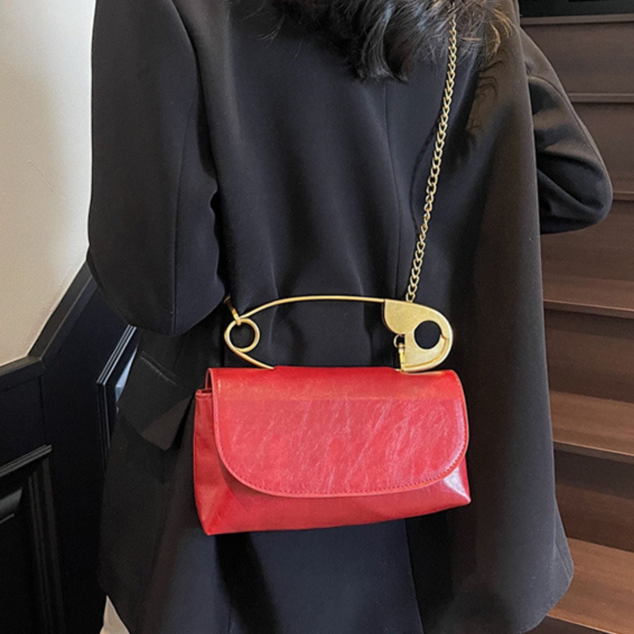 Safety Pin Mini Bag 00944 | BUTTER(バター)