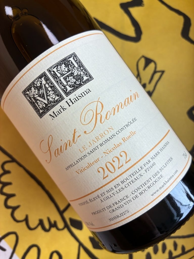 サン・ロマン ブラン　ルジャロン　2022  マーク・ハイスマ　白ワイン