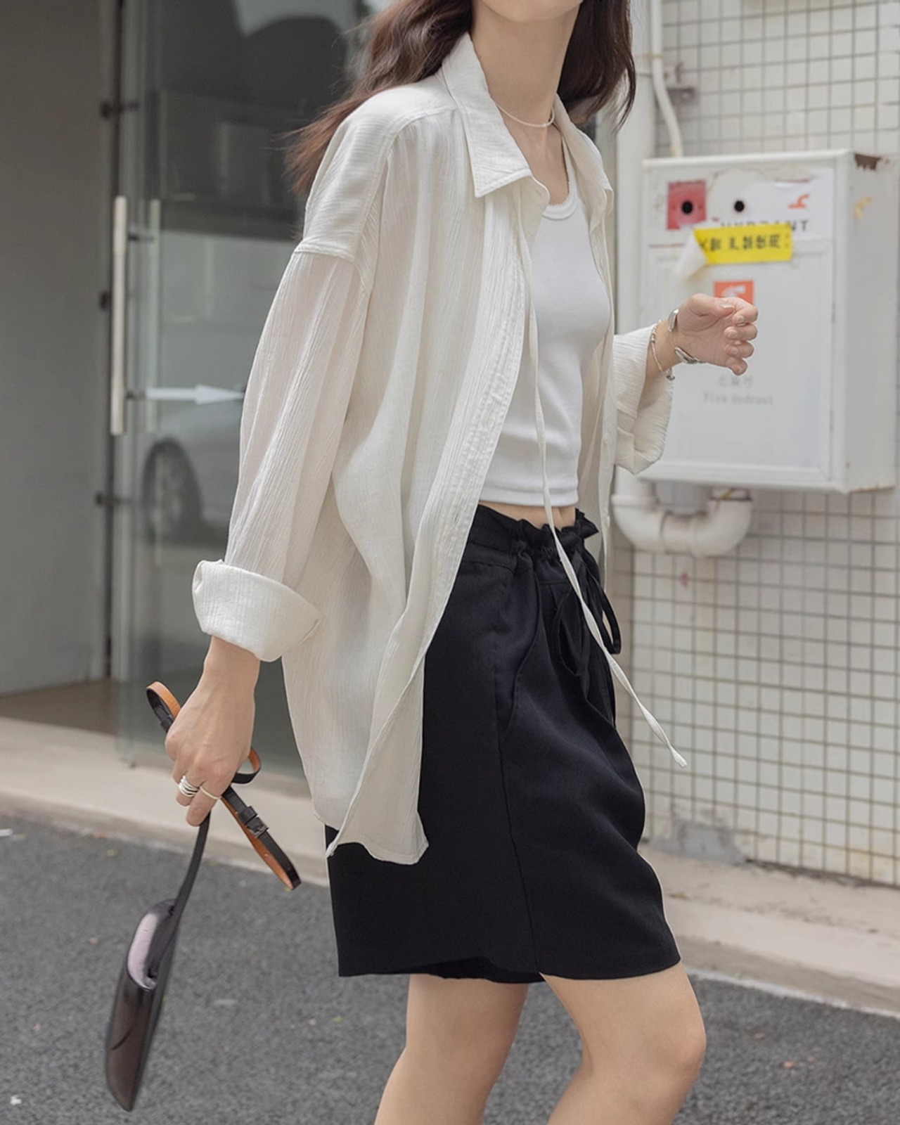 Natural drape Shirt　N1204