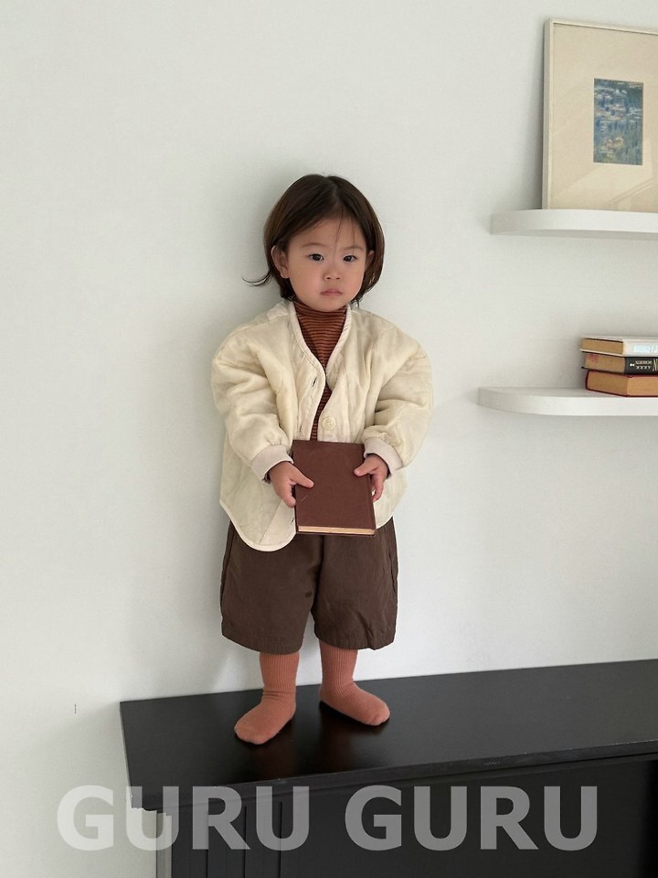 韓国子供服 / 26Autumn / 〖取寄〗guruguru / クリバムパンツ/ ベビー服 *1号~6号*