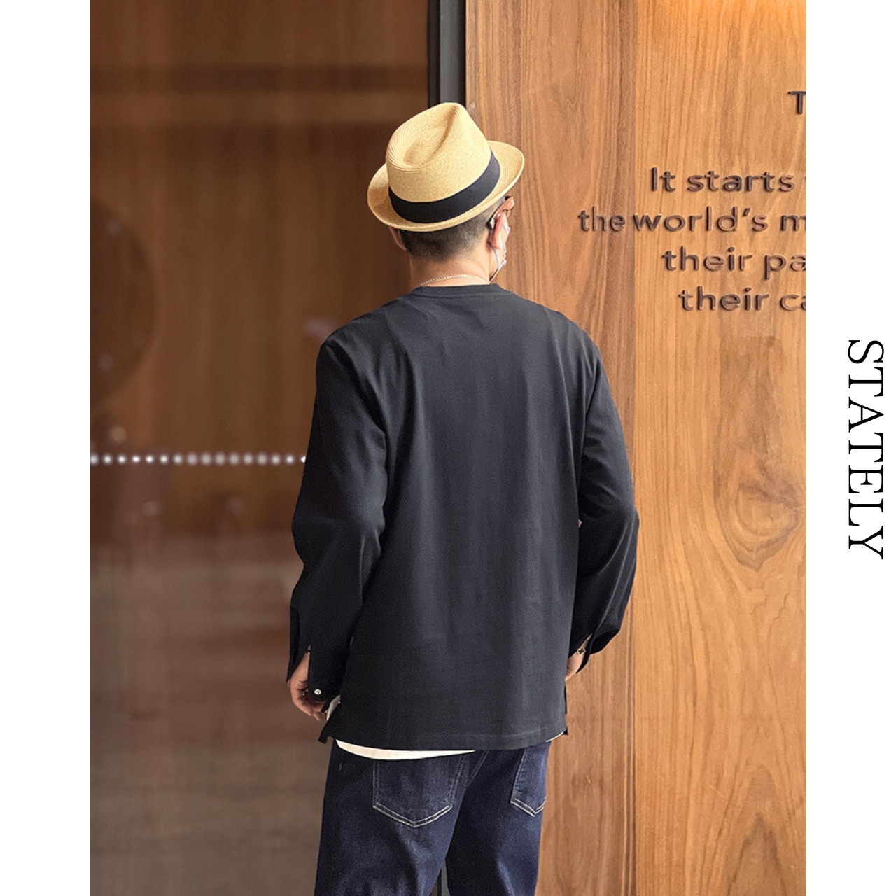 Long Sleeve Mode Shirt/2color_T134・画像4