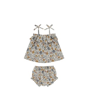 【Rylee + Cru】Ruffle Tube Top Set || Gardenia