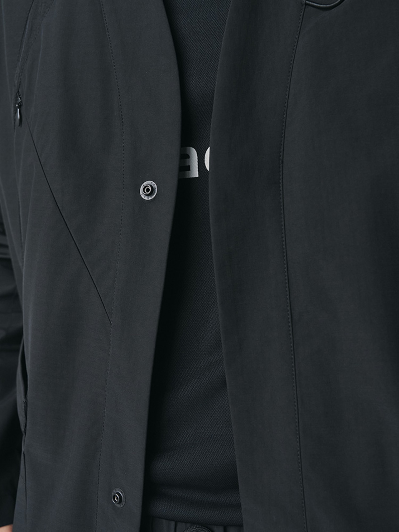 ENSHADOWER ノーカラーローブジャケット