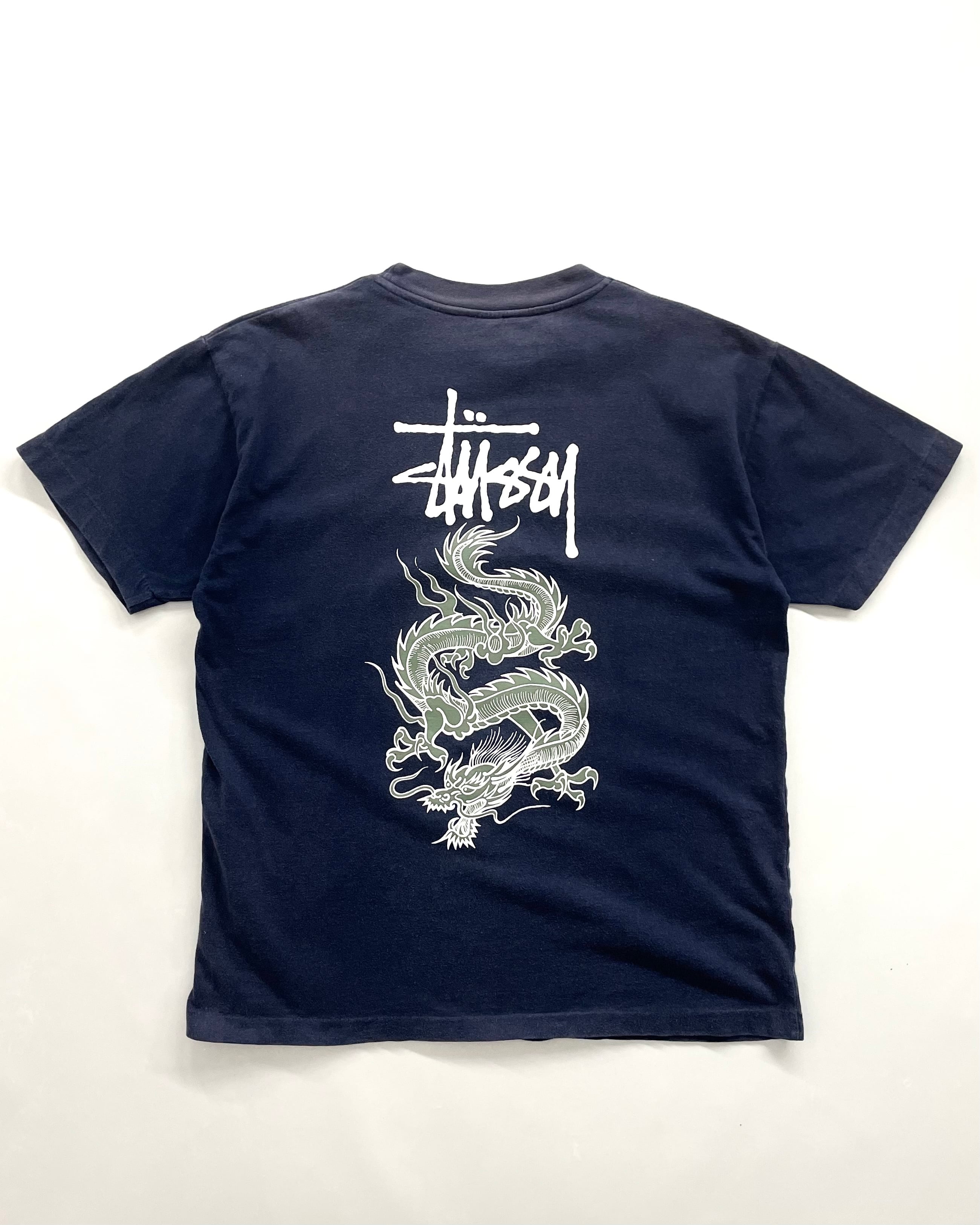 90s OLD STUSSY Dragon Print Tee | VOLAR