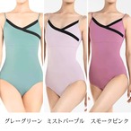 カシュクールシルエット キャミソールレオタード 5色展開 L0780