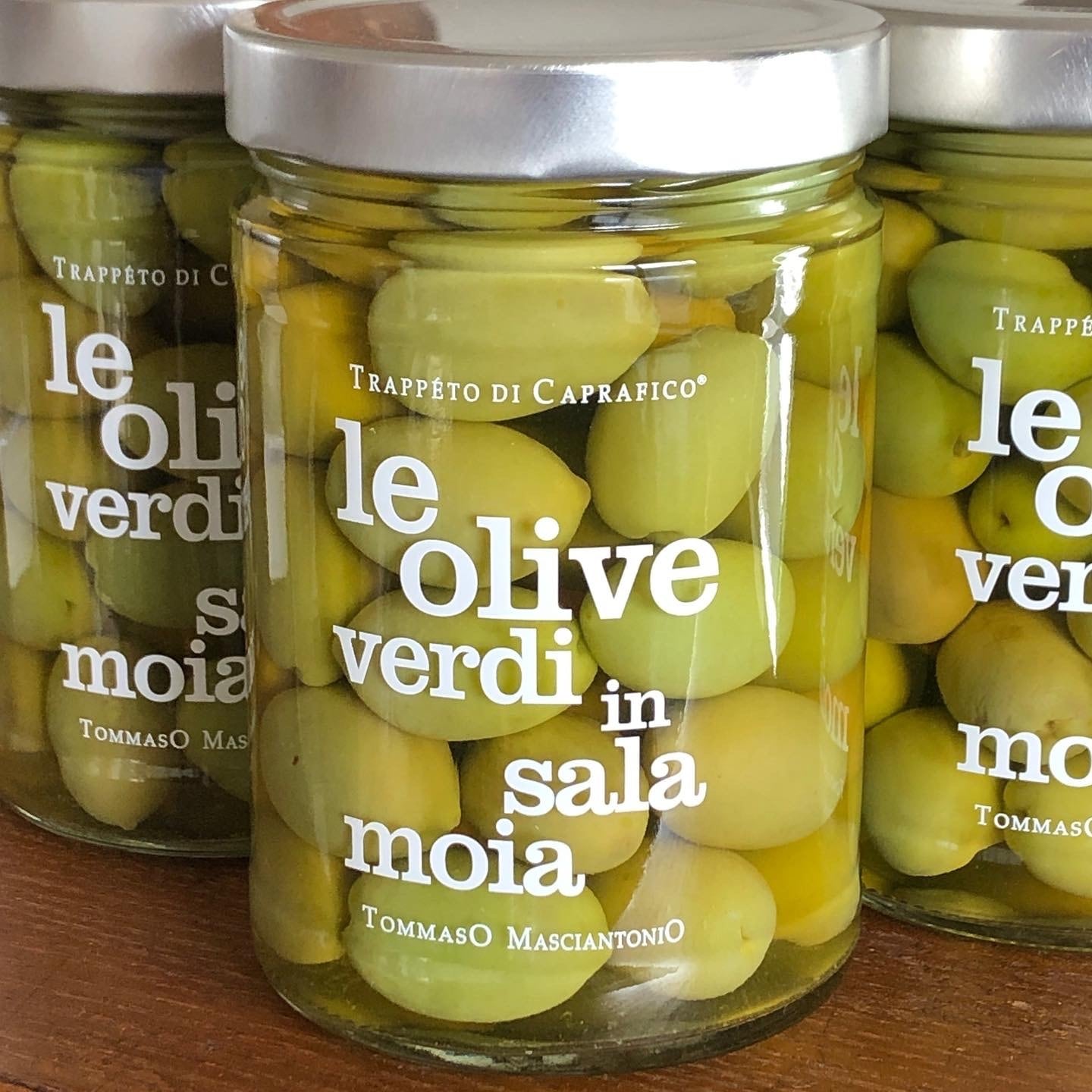 再入荷】 トンマーゾ マッシャントニオ農園 <br>グリーン オリーブ 塩水漬 オリーブの実 <br>TOMMASO MASCIANTONIO le  olive verdi in salamoia