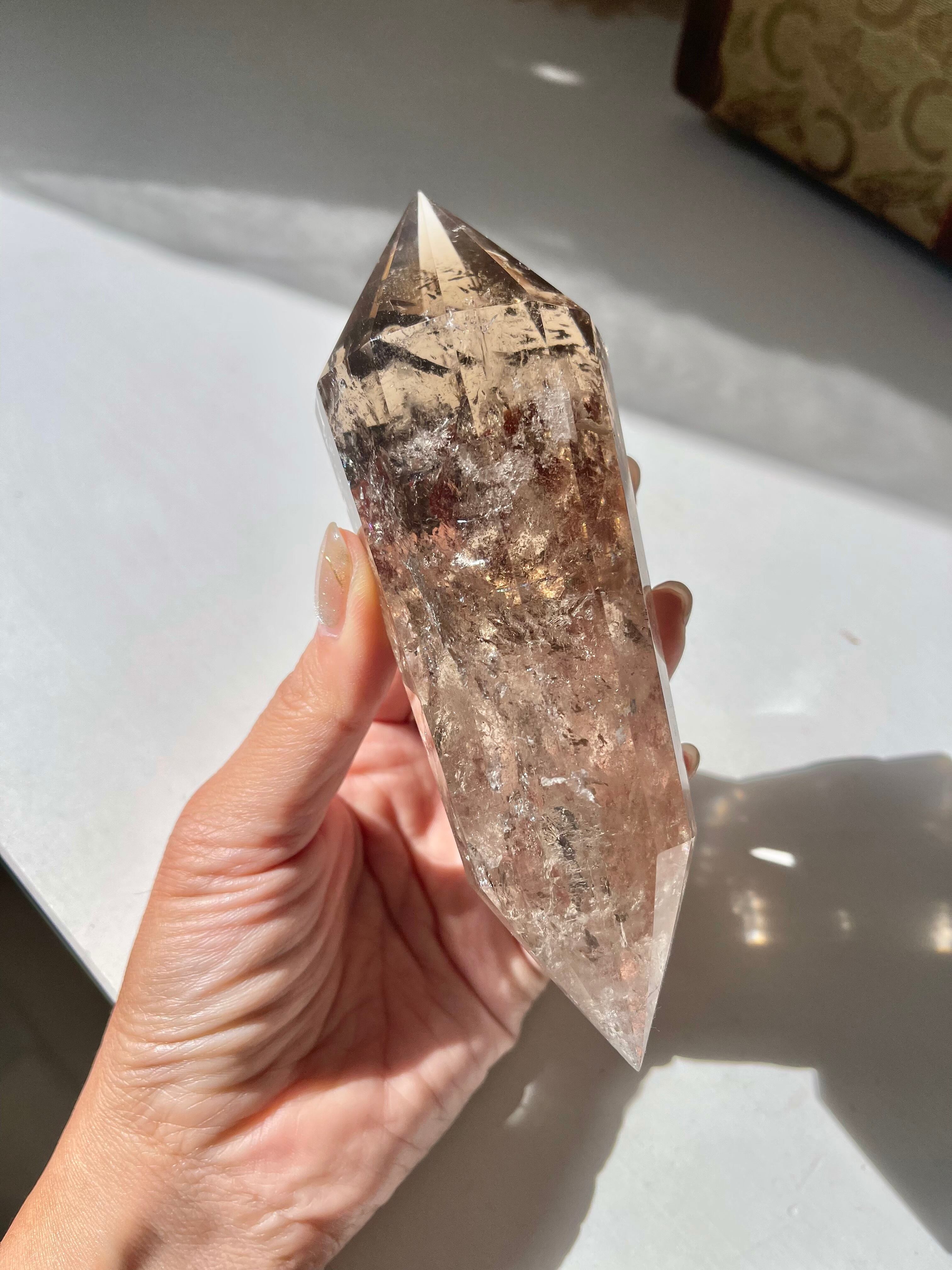 究極のヴォーゲルワンド(レインボースモーキークオーツ）